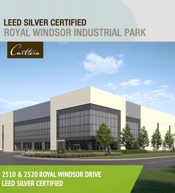 Royal Windsor Industrial Park Achieves LEED Silver Certification Carttera